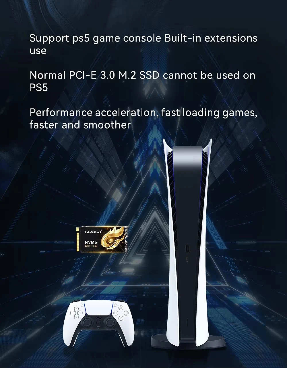 2242 Length PCIE 4.0 NVMe SSD 7000MB/s 