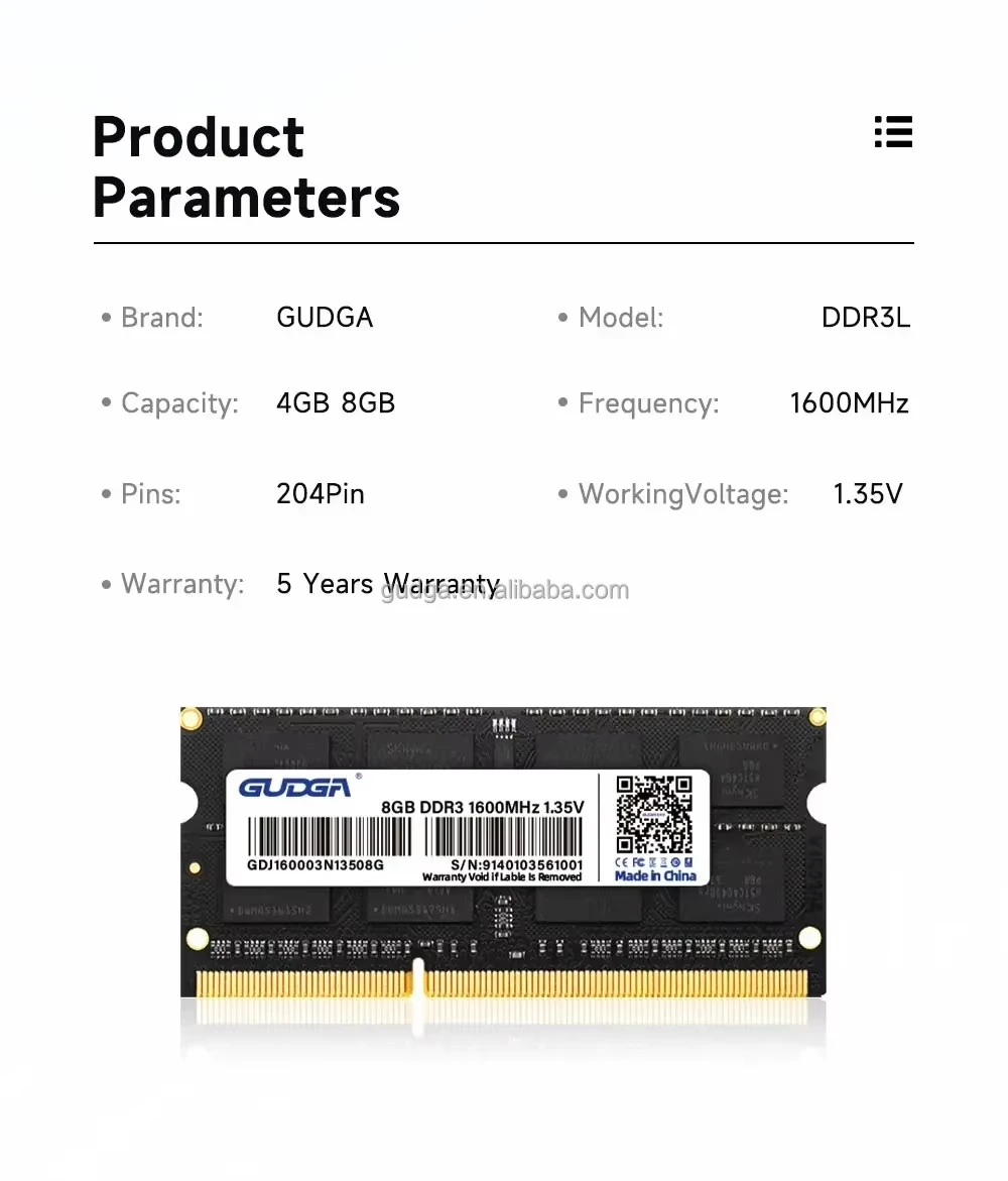 DDR3 1600MHZ Laptop RAM
