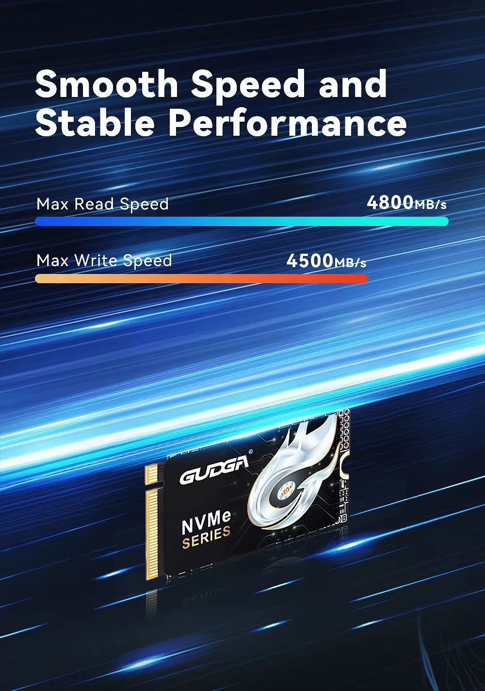 M.2 2242 PCIE 4.0 NVMe SSD 5000MBs
